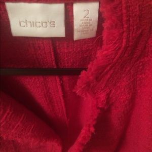 Chico’s red jacket 2